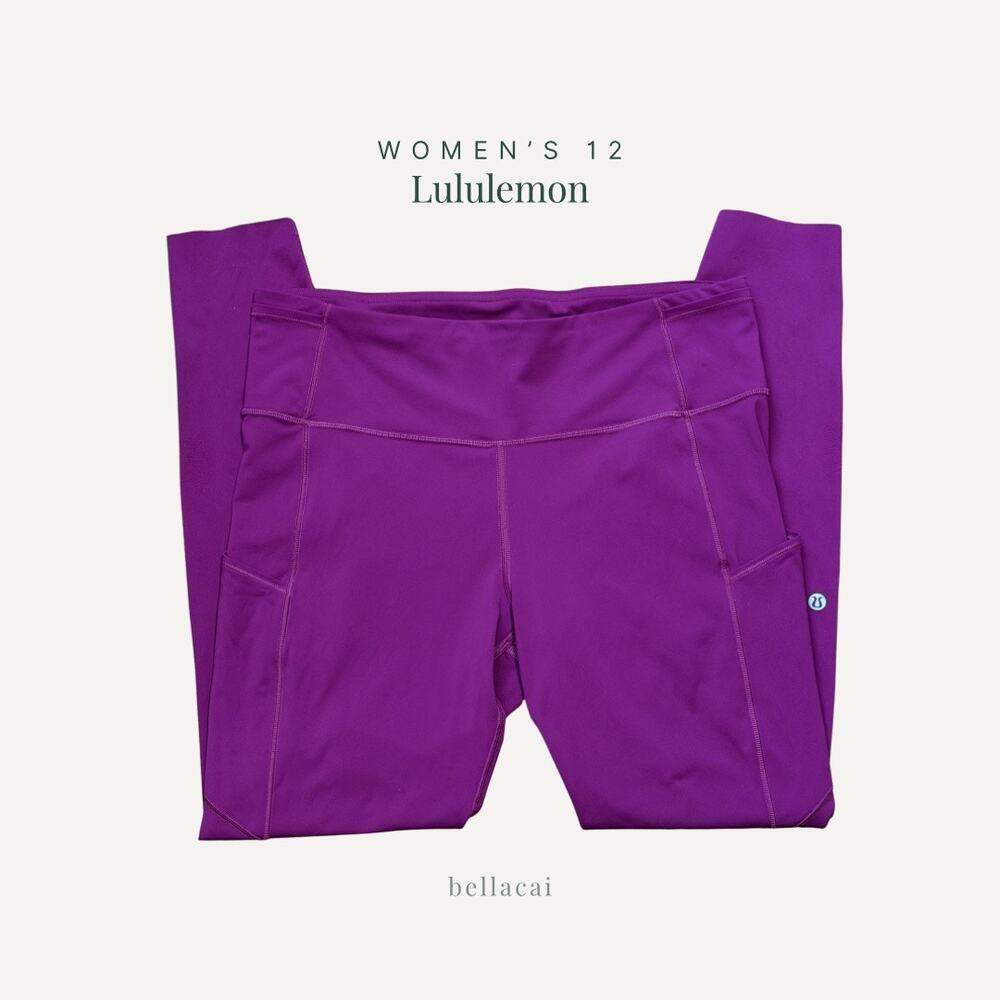 Lululemon | Fast & Free High-Rise Tight 28" Deep Fuschia Size 12